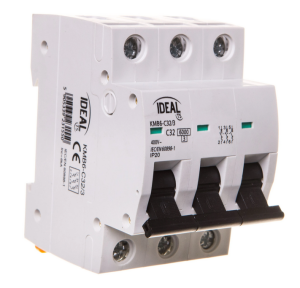 Wyłącznik nadprądowy 3P C 32A 6kA AC KMB6-C32/3 VDE 23155