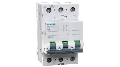 Wyłącznik nadprądowy 3P C 10A 6kA AC 5SL6310-7