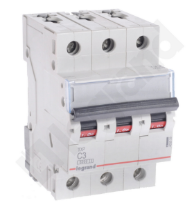 Wyłącznik nadprądowy 3P C 3A 6kA AC S303 TX3 403539