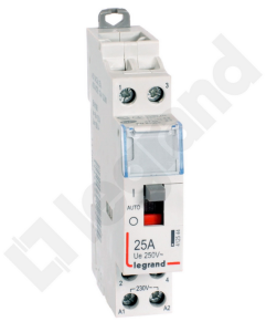 Stycznik modułowy 25A 2Z 0R 230V AC ze sterowaniem ręcznym SM425 004147/412544
