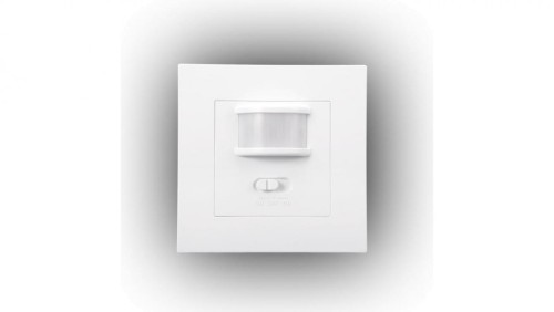Czujnik ruchu na podczerwień 500W/200W podtynkowy IP20 zasięg 9m CR-IR1/KP/BIAŁY