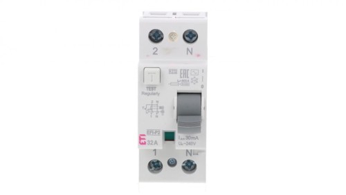 Wyłącznik różnicowoprądowy 2P 32A 0,03A EFI-P2 AC 32/0.03 002061217