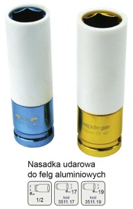 ADLER NASADKA DO FELG ALU. 1/2" 19mm DŁ.