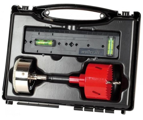 WOLFCRAFT ZESTAW DO OTWORÓW POD GNIAZDKA ELEKTRYCZNE 68mm