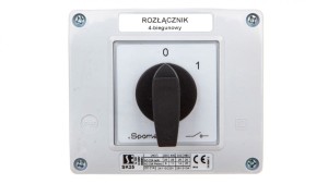 Łącznik krzywkowy 0-1 25A 4P w obudowie SK25-2.8210OB13