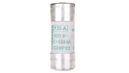 Wkładka bezpiecznikowa cylindryczna 22x58mm 125A aM 400V CH22P /z wybijakiem/ 006711054