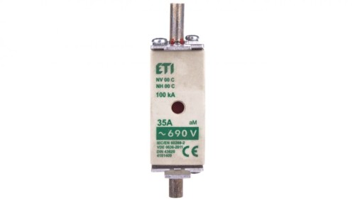 Wkładka bezpiecznikowa NH000 35A aM 690V 004181409
