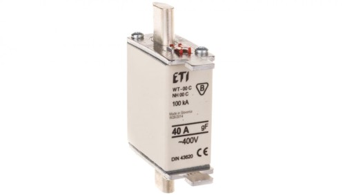 Wkładka bezpiecznikowa NH000 40A gF 400V 004119203