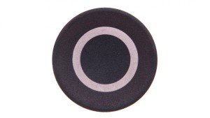 Wkładka przycisku 22mm płaska czarna z opisem O M22-XD-S-X0 218154