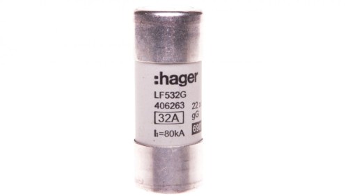 Bezpiecznik cylindryczny BiWtz 22x58 gG 32A LF532G