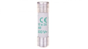 Wkładka bezpiecznikowa cylindryczna 10x38mm 16A aM 500V LF316M