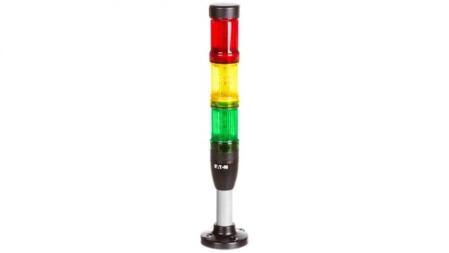 Kolumna sygnalizacyjna 24V AC/DC światło stałe czerwona/żółta/zielona SL4-100-L-RYG-24LED 171296