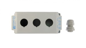 Obudowa kasety 3-otworowa 22mm szara IP65 ST22K300