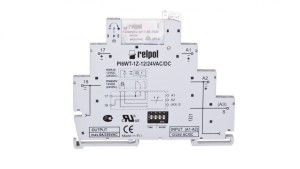 Przekaźnik czasowy wąskoprofilowy wielofunkcyjny 1Z 6A 1sek-10dni 24V AC/DC PIR6WT-1Z-24VAC/DC-R 857666