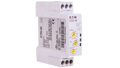 Przekaźnik czasowy 1P 3A 0,05sek-100h 24–240V AC, 24–48V DC wielofunkcyjny ETR2-69 262689