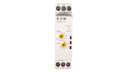 Przekaźnik czasowy 1P 3A 0,05sek-100h 24–240V AC, 24–48V DC opoźnione załączenie ETR2-11 262684