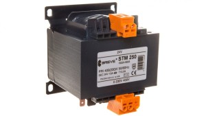 Transformator 1-fazowy bezpieczeństwa STM 250 400(230)/ 24V 10,4A, Ta 40, 16224-9905