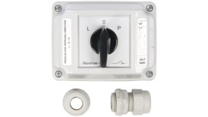 Łącznik krzywkowy L-0-P 3P 16A w obudowie ŁK16R-3.8368OB2