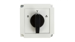Łącznik krzywkowy gwiazda-trójkąt 3P 25A w obudowie 4G25-12-PK R114 63-840591-031