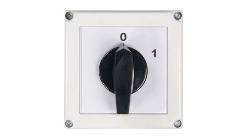 Łącznik krzywkowy 0-1 3P 63A w obudowie 4G63-10-PK R214 63-840306-051