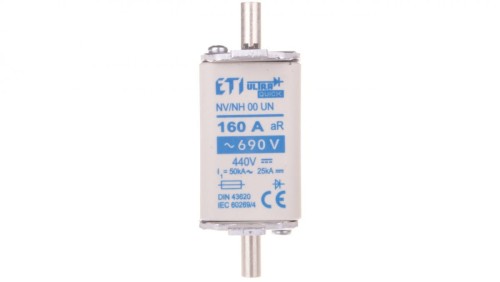 Wkładka bezpiecznikowa NH00 160A aR 690V 004331215