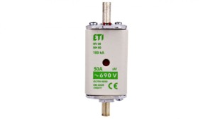 Wkładka bezpiecznikowa NH00 50A aM 690V 004182411