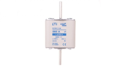 Wkładka bezpiecznikowa NH3 560A aR 690V 004335215