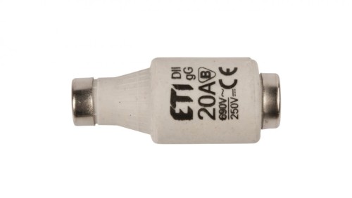 Wkładka bezpiecznikowa 20A DII gG / BiWtz 690V AC/250V DC E27 002312440