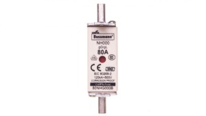 Wkładka bezpiecznikowa NH000 80A gL/gG 500V 80NHG000B