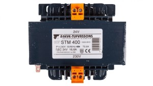 Transformator 1-fazowy bezpieczeństwa STM 400 230/ 24V 16,6A, Ta 40, 16224-9918