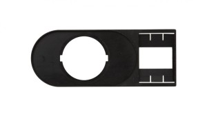Tabliczka opisowa 75x30mm czarna prostokatna M22S-STDD-X 216394 /10szt./