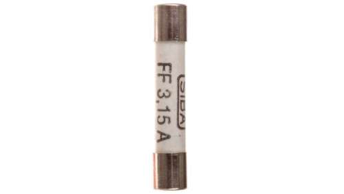 Wkładka aparatowa 6,3x32mm 3,15A FF /bardzo szybka/ 500V 006710135