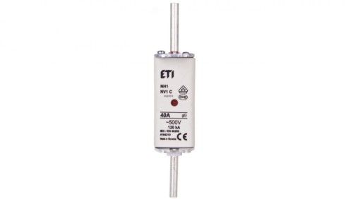 Wkładka bezpiecznikowa NH1C 40A gG 500V 004184210
