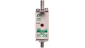 Wkładka bezpiecznikowa NH000 50A aM 690V 004181411
