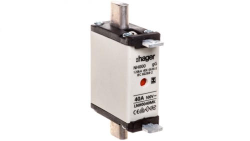 Wkładka bezpiecznikowowa NH000 40A gG 500V WT-000 LNH0040MK