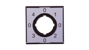 Tabliczka opisowa aluminium kwadratowa 0-1-0-2-0-3-0-4 M22-XCK2 279435