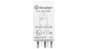 Moduł sygnalizacyjny LED zielony 6-24V AC/DC 99.02.0.024.59