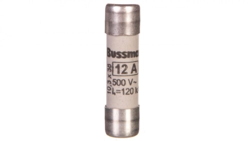 Wkładka bezpiecznikowa cylindryczna 10x38mm 12A gG 500V C10G12