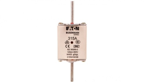 Wkładka bezpiecznikowa NH3 315A gL/gG 500V 315NHG03B