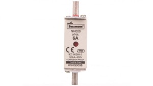 Wkładka bezpiecznikowa NH000 6A gL/gG 500V 6NHG000B