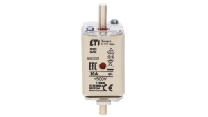 Wkładka bezpiecznikowa NH00 10A gG 500V 004182204