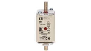 Wkładka bezpiecznikowa NH00 16A gG 500V 004182205