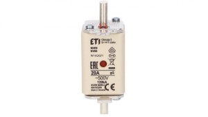 Wkładka bezpiecznikowa NH00 20A gG 500V 004182206