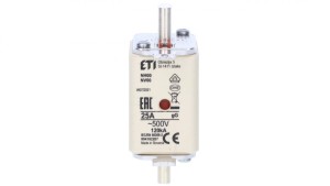 Wkładka bezpiecznikowa NH00 25A gG 500V 004182207