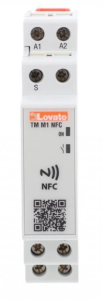 Przekaźnik czasowy wielofunkcyjny 0,1s-999h 1P 8A 12-240V AC/DC programowalny NFC TMM1NFC