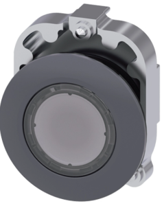 Przycisk podświetlany 30mm metal matowy przezroczysty płaski z samopowrotem SIRIUS ACT 3SU1061-0JB70-0AA0