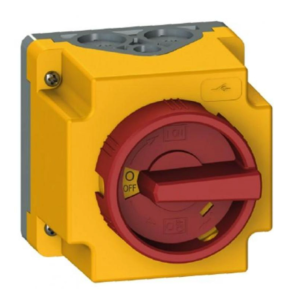 Łącznik krzywkowy 0-1 3P 16A IP65 w obudowie ML016.3-RG5/OB
