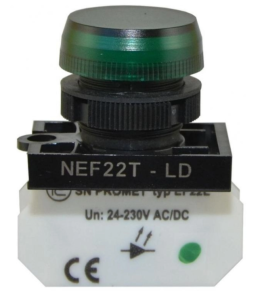 Lampka NEF22 zielona W0-LD-NEF22TLD Z