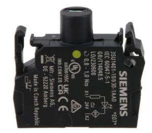 Oprawka blok LED żółty 24V AC-DC montaż czołowy przył śrubowe SIRIUS ACT 3SU1401-1BB30-1AA0