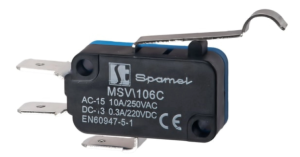 Łącznik miniaturowy dźwignia gięta długa MSV106C